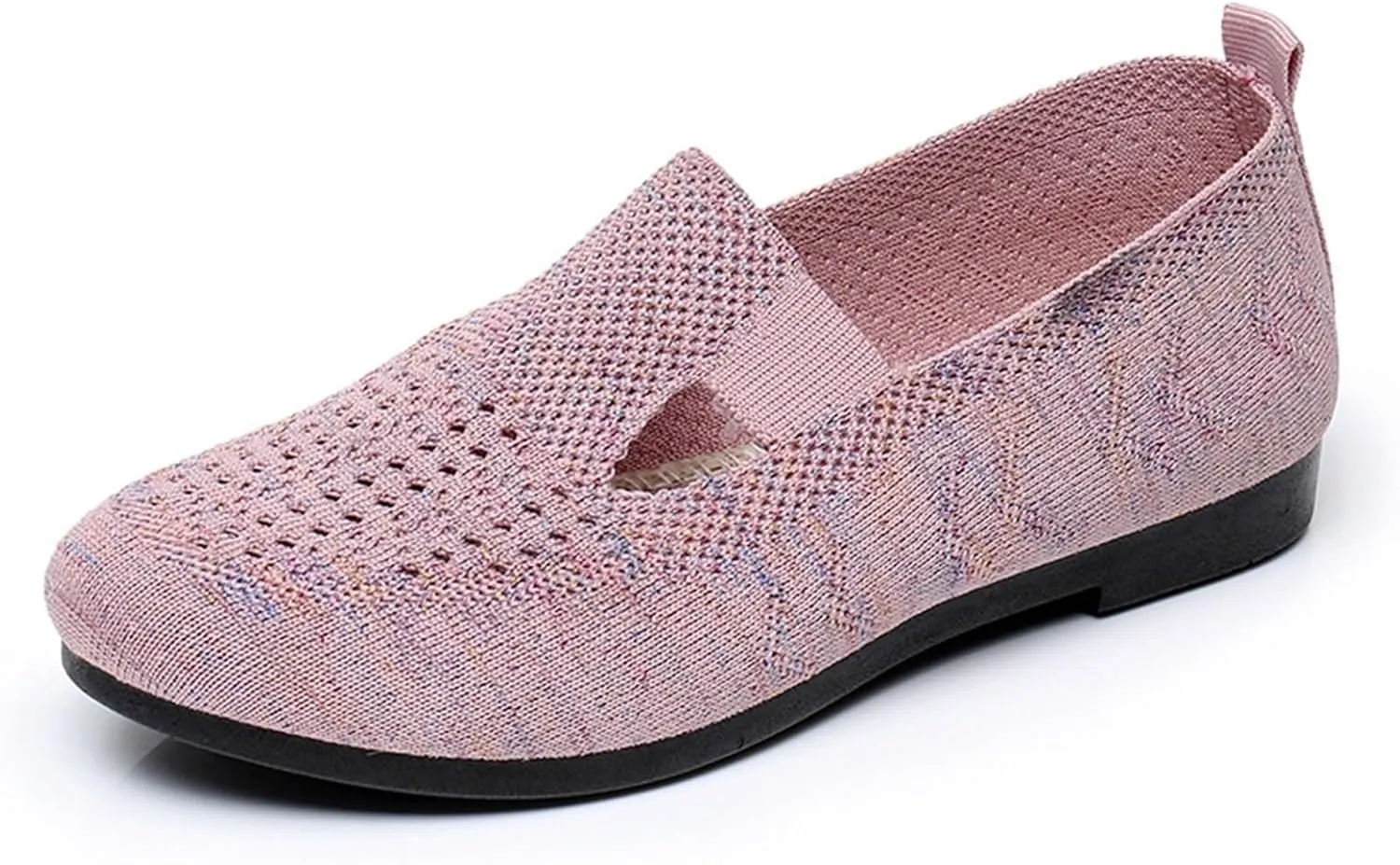 Mesh Breathable Slip-On Loafers for Women Soft Sole Non-Slip Orthotic Flat Trainers