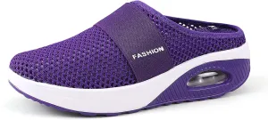 Mesh Sandals Women Casual Breathable Sneakers Fashion Slip on Walking Sandals Breathable Running Shoes