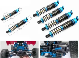 Metal Shock Absorber for Tamiya 58568 57987 1/10 RC Neo Scorcher (TT-02B Chassis) Kyosho HPI Redcat HSP FTX RC Rally WRC STI Supra GR SNRC YOMOHO vrx Racing 1/10 Scale Off Road Buggy rc car