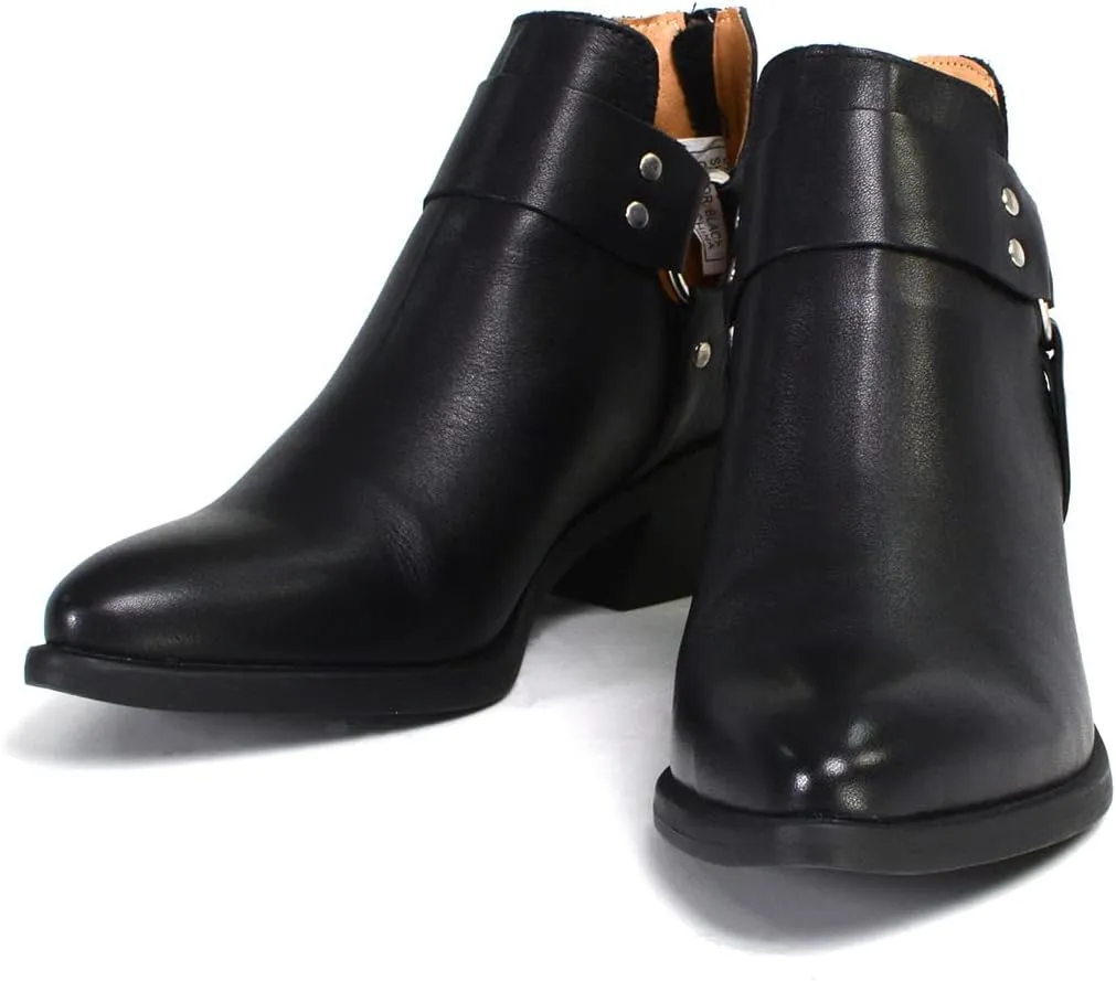 Milwaukee Leather MBL9443 Women's Sleek Black Classic Harness Ring Fashion Shoes