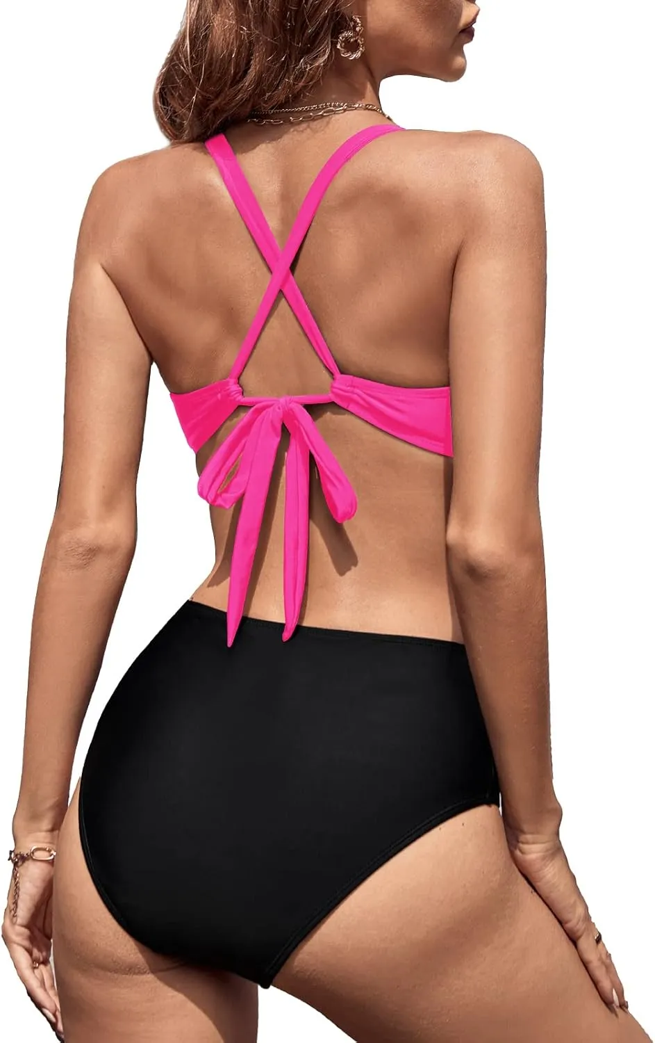 MOLYBELL One Piece Swimsuits for Women High Waisted Bathing Suit Monokini Floral Print Cutout Racerback Zip Up…