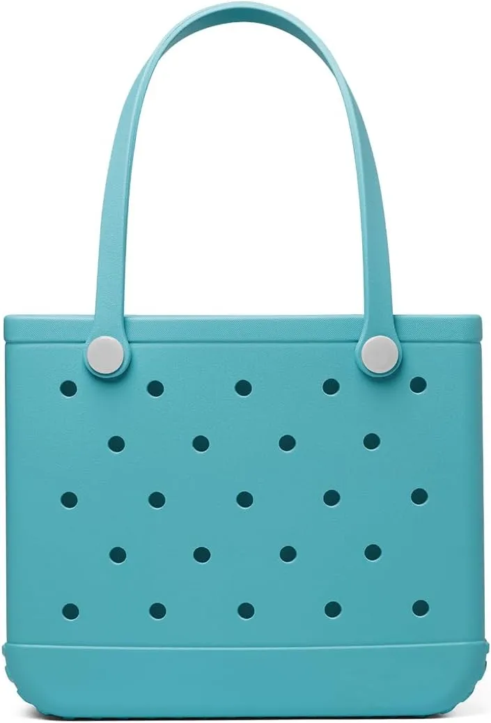 MyBeachBag Extra Large Rubber Tote Bag for Women & Men, Waterproof Lightweight Travel Beach Bag for Boat, Pool & Groceries