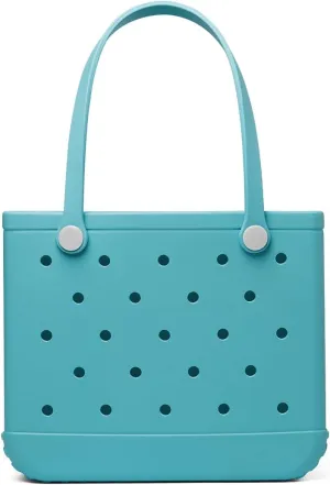 MyBeachBag Extra Large Rubber Tote Bag for Women & Men, Waterproof Lightweight Travel Beach Bag for Boat, Pool & Groceries