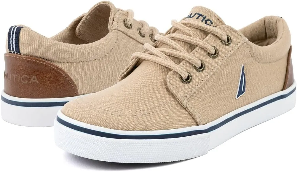 Nautica Kids Boys Lace-Up Fashion Sneakers Low-Top Dress Shoes for Youth - (Big Kid/Little Kid)