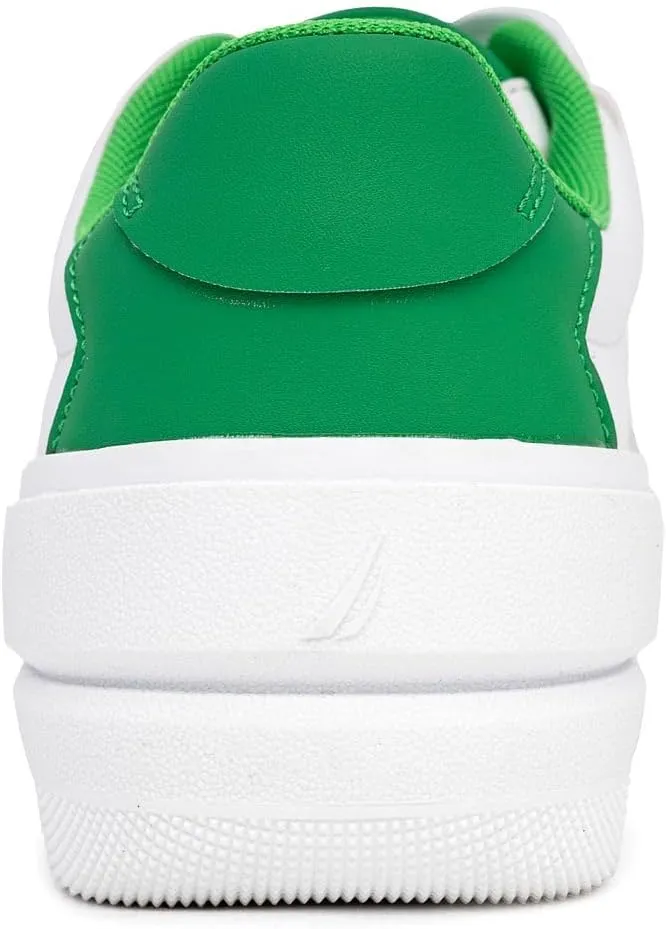 Nautica Women’s Lace-Up Fashion Sneakers – Low-Top Casual Walking & Tennis Shoes with Platform or Regular Heel