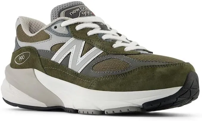New Balance Kids' 990 V6 Lace-Up Sneaker