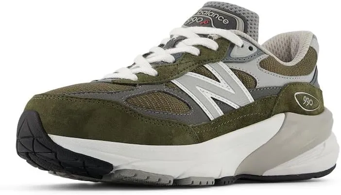 New Balance Kids' 990 V6 Lace-Up Sneaker