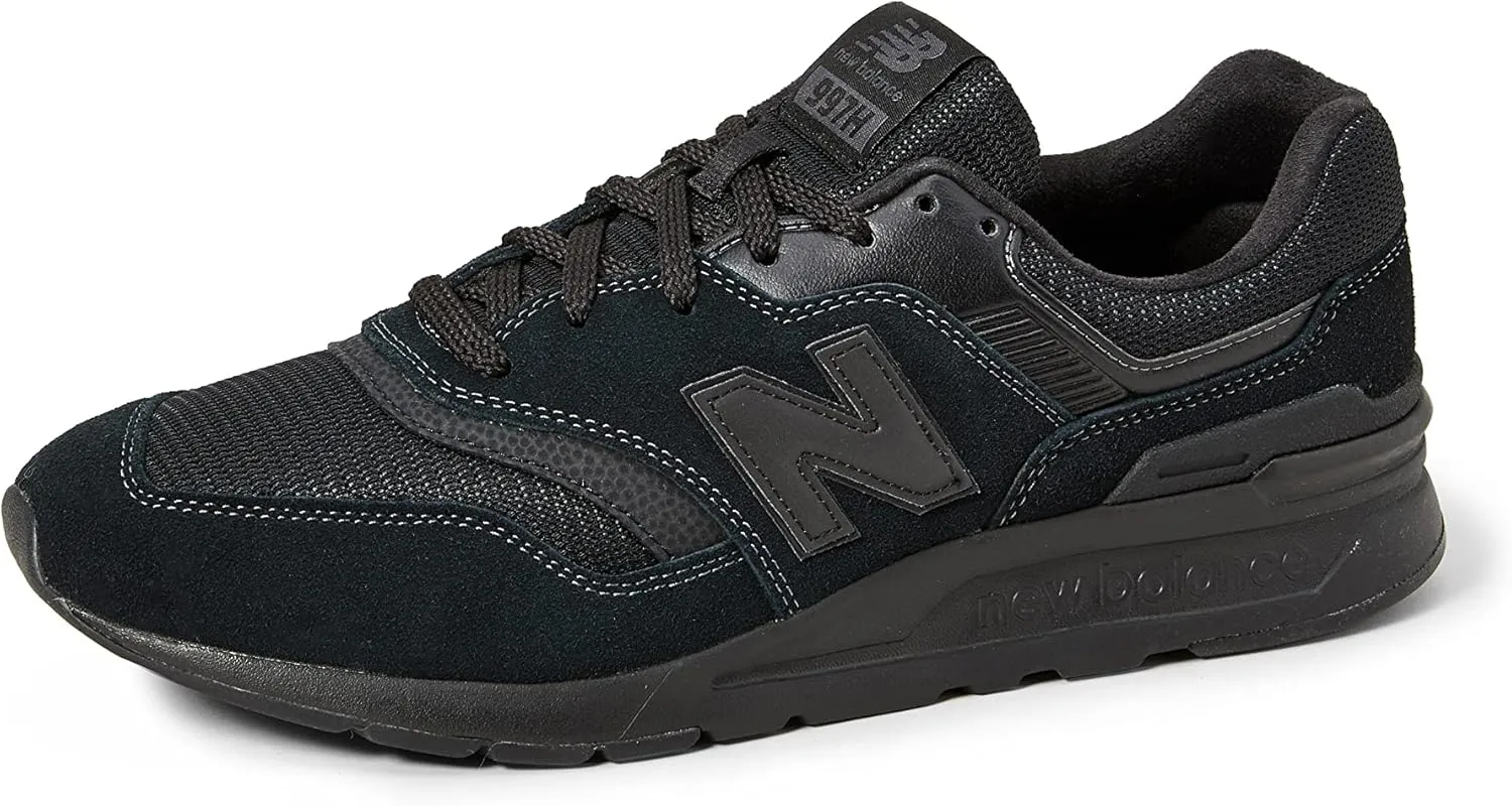 New Balance Men's Low-Top Trainers, Black Black Black, 38.5