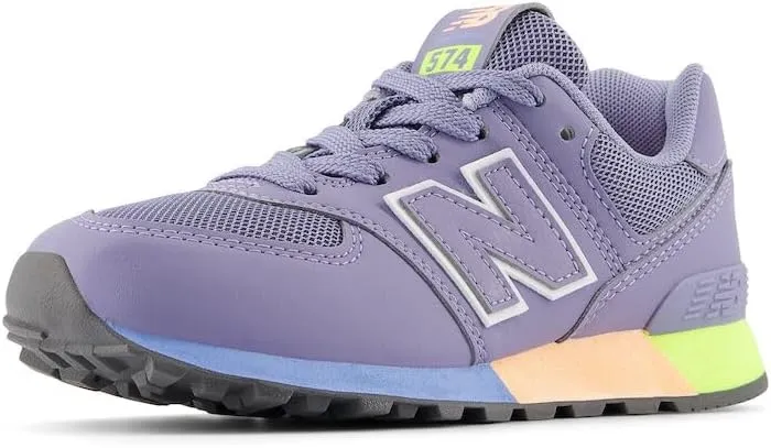 New Balance Unisex-Child 574 V1 Midsole Lace-up Sneaker