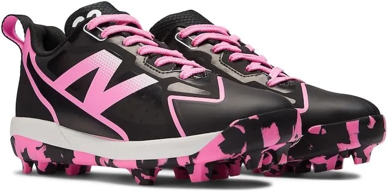 New Balance Unisex-Child Romero Duo V2 Rubber Molded Baseball Shoe