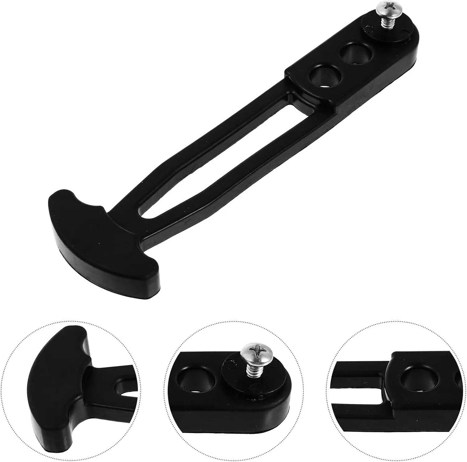 NOLITOY 2pcs Telescopic Ladder Fixing Buckle Adjustable Stand Adjustable Ladder Marine Accessories for Boats Boat Ladder Retaining Strap Marine Boat Ladder Holder Marine Safety Buckle Clip