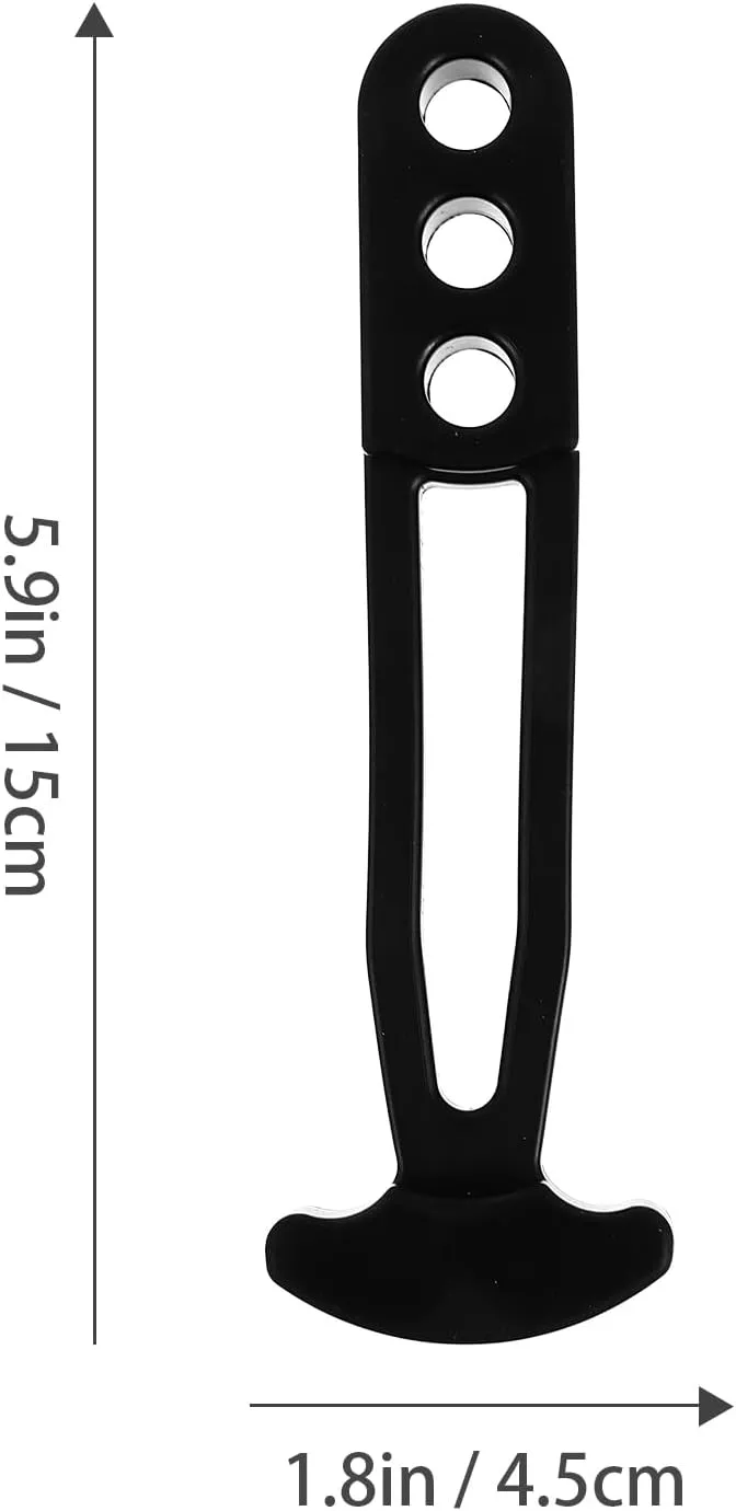 NOLITOY 2pcs Telescopic Ladder Fixing Buckle Adjustable Stand Adjustable Ladder Marine Accessories for Boats Boat Ladder Retaining Strap Marine Boat Ladder Holder Marine Safety Buckle Clip