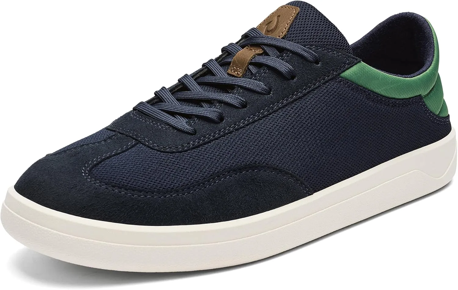 OLUKAI Punini Men's Everyday Sneaker, Classic Lace-Up Design & Countoured Footbed, Comfort Fit & Wet Grip Rubber Soles, Durable & Supportive