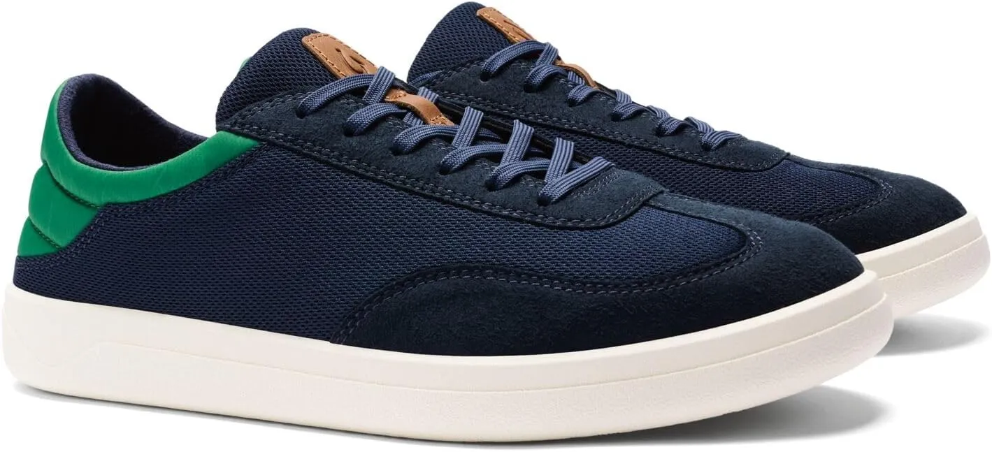 OLUKAI Punini Men's Everyday Sneaker, Classic Lace-Up Design & Countoured Footbed, Comfort Fit & Wet Grip Rubber Soles, Durable & Supportive