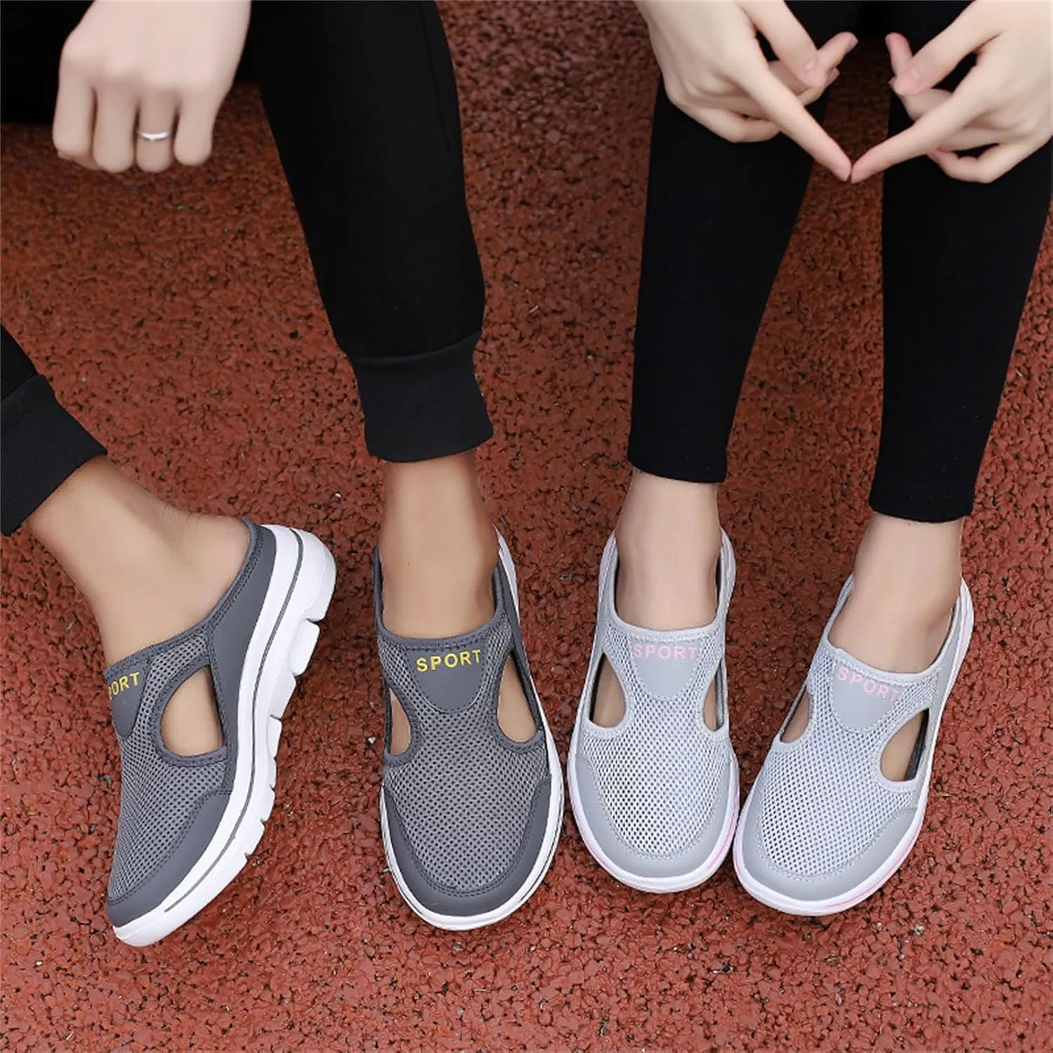 Orthopedic Sandals for Women Comfort Breathable Mesh Slippers Closed Toe Slides Sandal Lightweight Sport Shoes