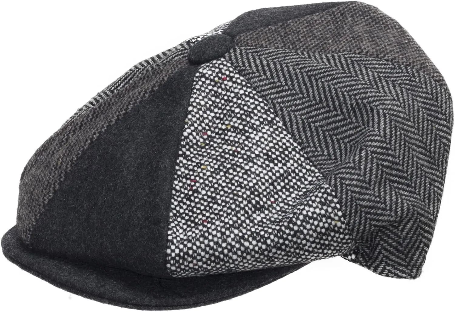 Overton Wool Polyester Flat Ivy Newsie Newsboy Cap
