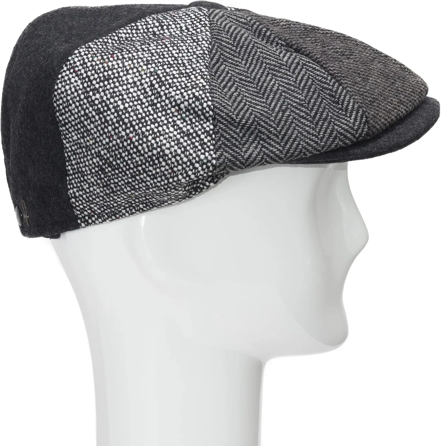 Overton Wool Polyester Flat Ivy Newsie Newsboy Cap