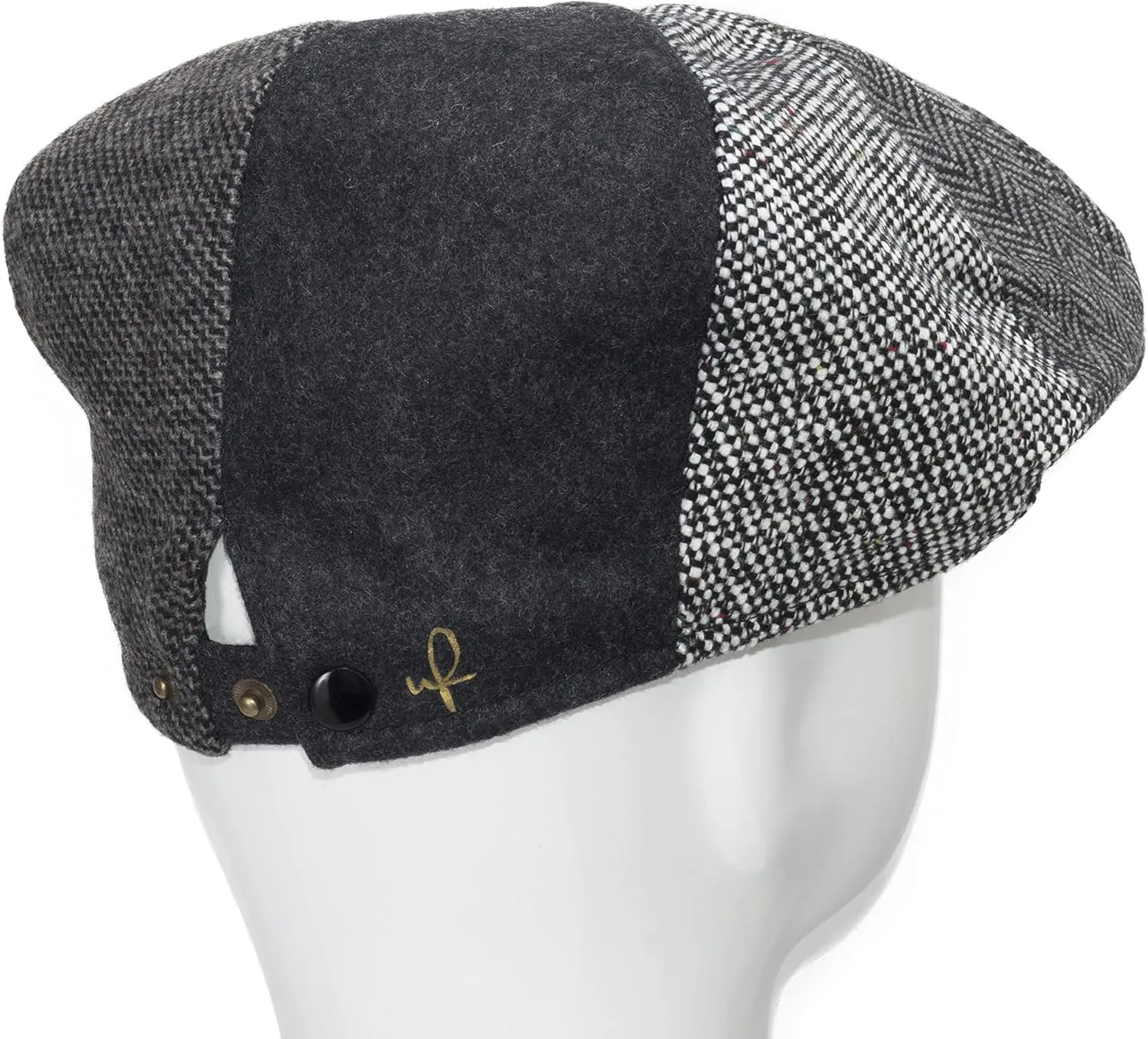 Overton Wool Polyester Flat Ivy Newsie Newsboy Cap
