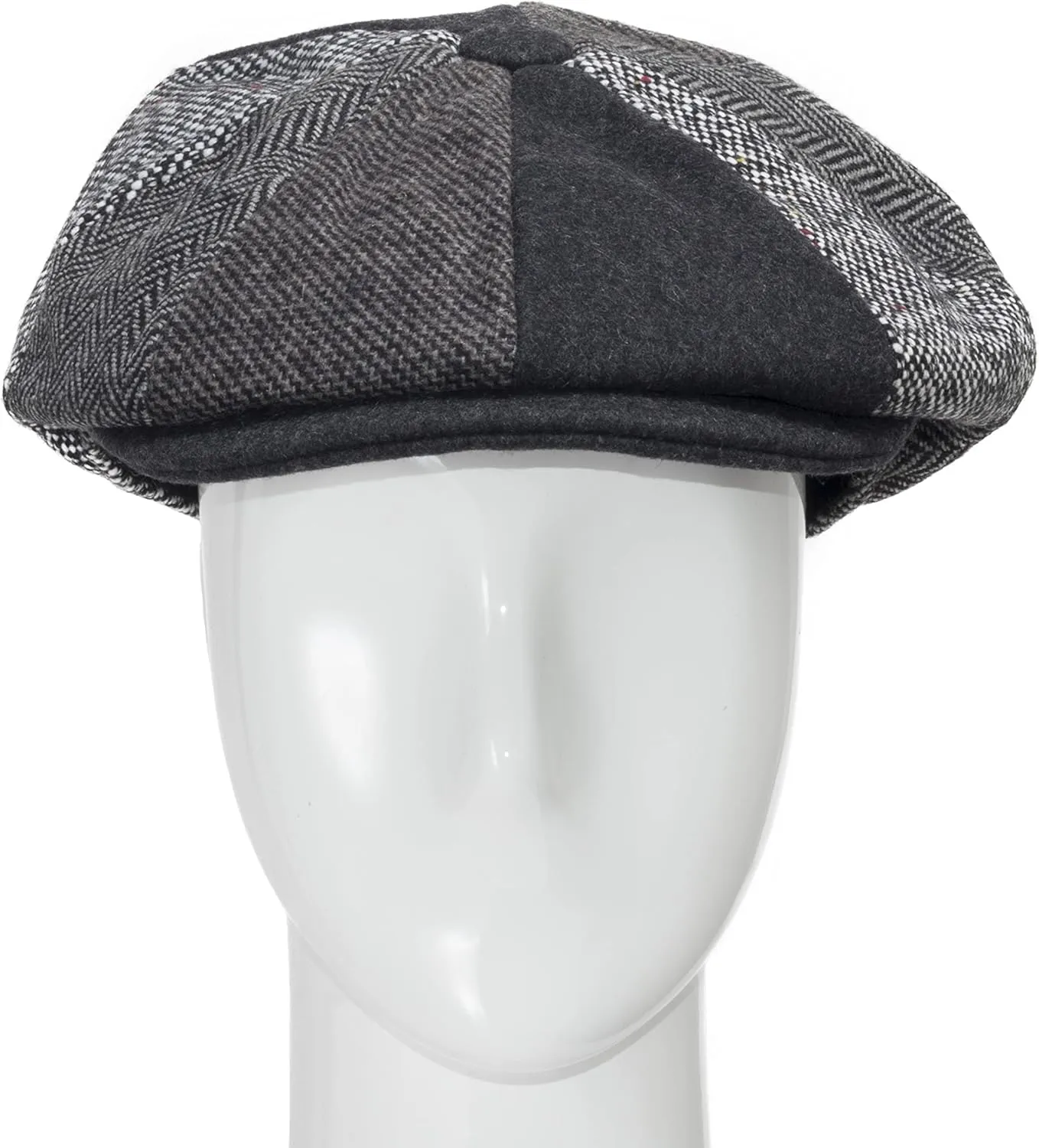 Overton Wool Polyester Flat Ivy Newsie Newsboy Cap