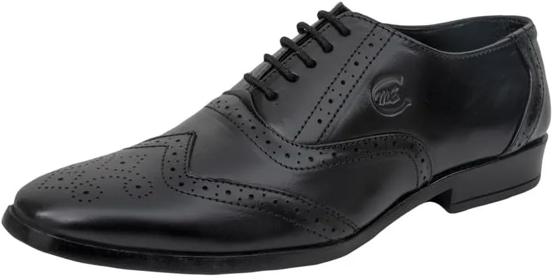 Oxford Shoes for Men Brogue Office Formal Shoes with Lace Handcrafted Luxurious & Comfortable Men's Oxfords