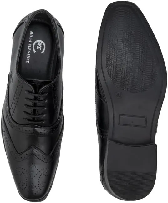 Oxford Shoes for Men Brogue Office Formal Shoes with Lace Handcrafted Luxurious & Comfortable Men's Oxfords