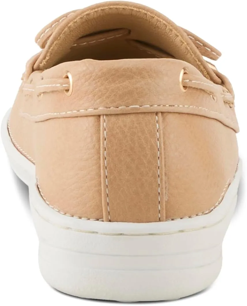 PATRIZIA Women's Wardell Slip-On Boat Shoes – Casual Elegance with Supportive Insole, Lightweight Design