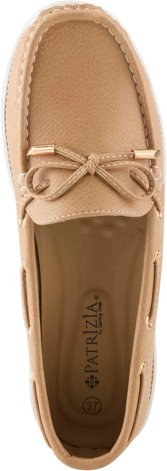 PATRIZIA Women's Wardell Slip-On Boat Shoes – Casual Elegance with Supportive Insole, Lightweight Design
