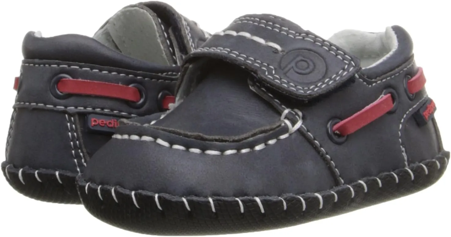 pediped Originals Norm Boat Shoe (Infant)