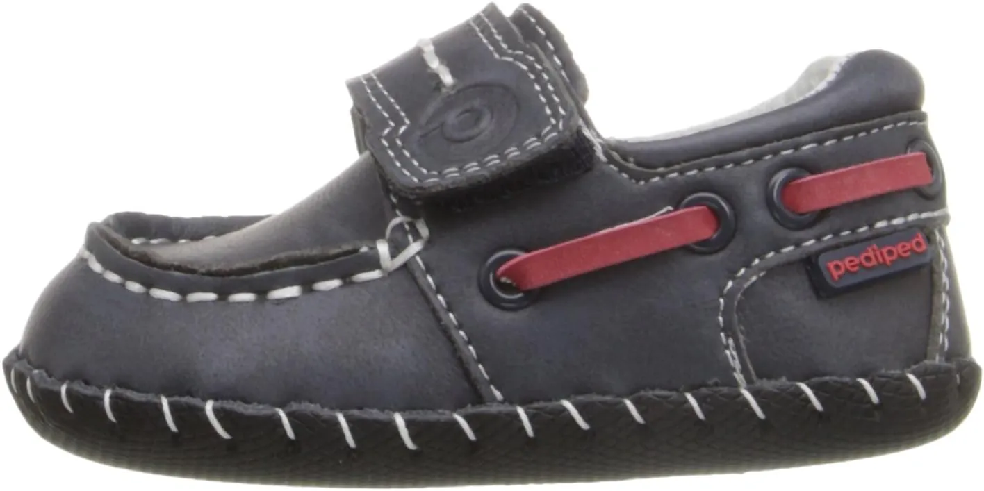 pediped Originals Norm Boat Shoe (Infant)