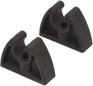 Perko Boat Pole Storage Clips 403500 | 3/4 Inch Rubber (Pair)
