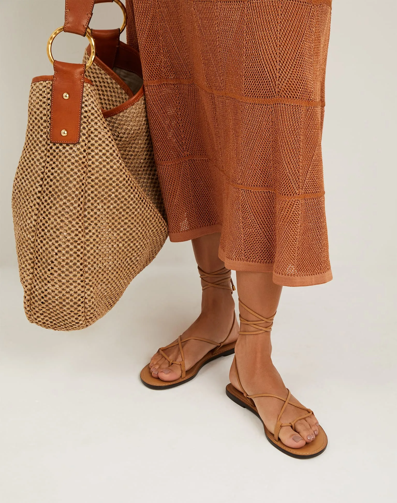 Perla Sandals - Caramel