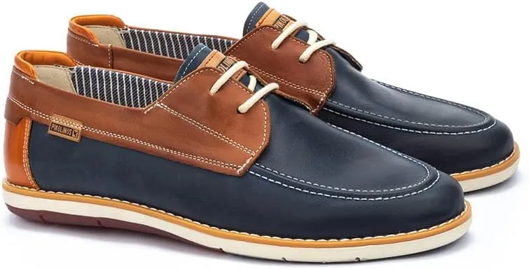 PIKOLINOS Boat Shoes Leather Jucar for Man