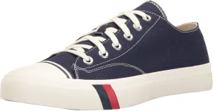 PRO-Keds Men's Royal Lo Lace Up Fashion Sneaker, Navy Canvas, 4