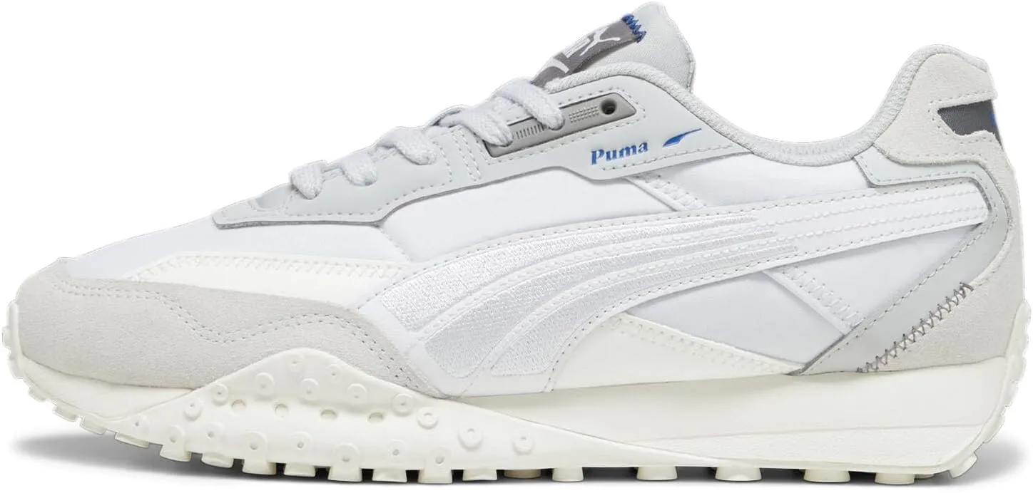 PUMA Mens Blktop Rider Neo Vintage White Lifestyle Sneakers Shoes 10.5