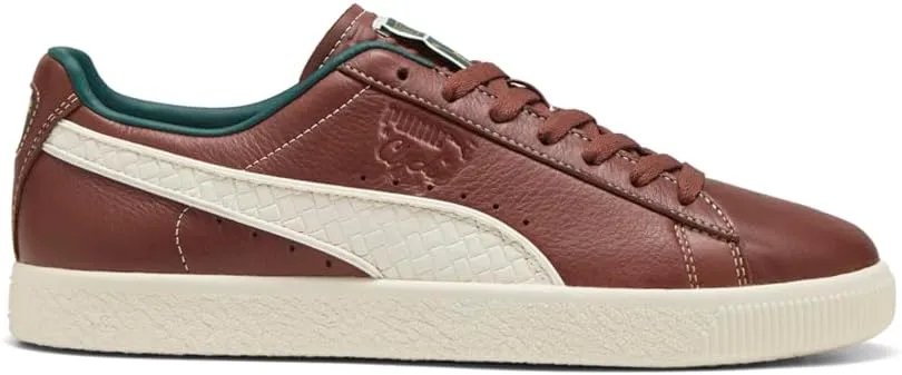 PUMA Mens Clyde Palais Artisan Lace Up Sneakers Shoes Casual - Brown - Size 11 M