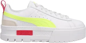 PUMA Womens Mayze E Lights Platform Sneakers Shoes Casual - White - Size 8.5 M