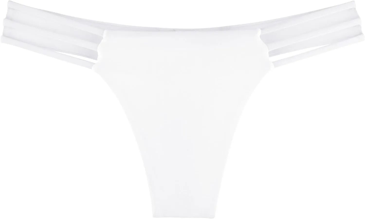 RELLECIGA Women's Triple Strappy Thong Bikini Bottoms