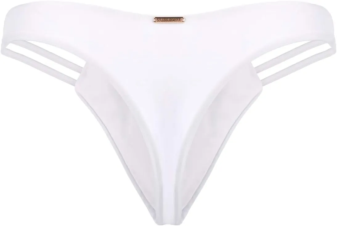 RELLECIGA Women's Triple Strappy Thong Bikini Bottoms