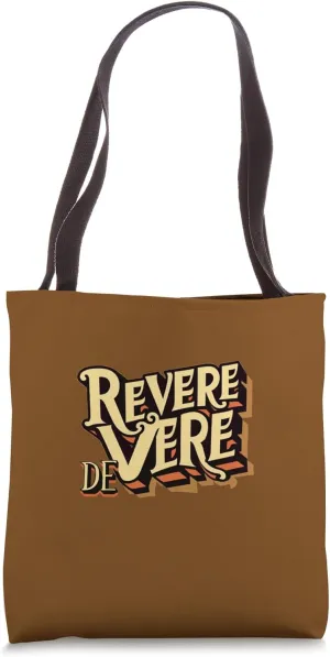 Revere De Vere Shakespeare Authorship Question Answer Tote Bag