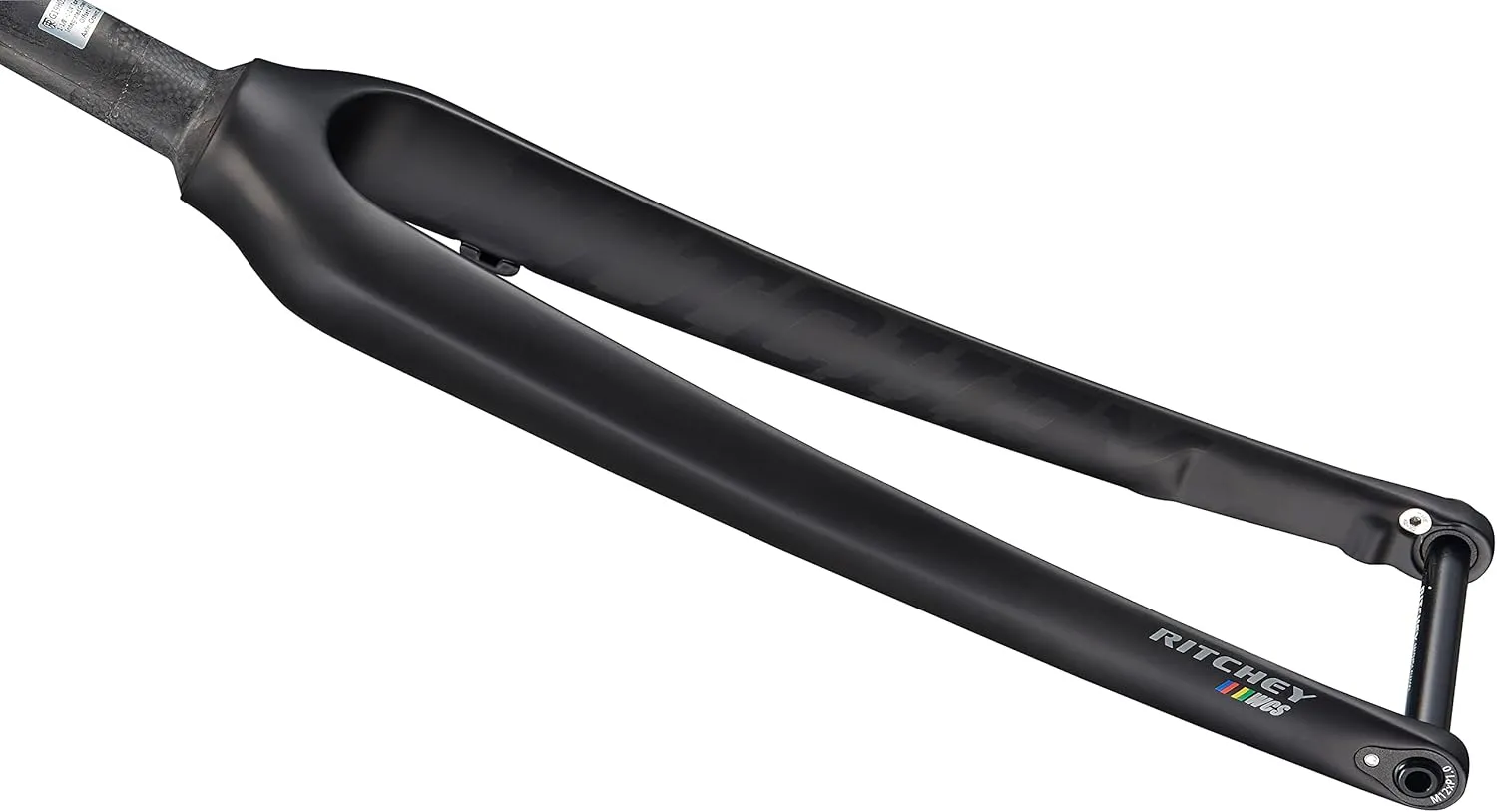 Ritchey WCS Carbon Cross Disc Fork Tapered 45mm Rake 12mm Thru Axle Flat Mount