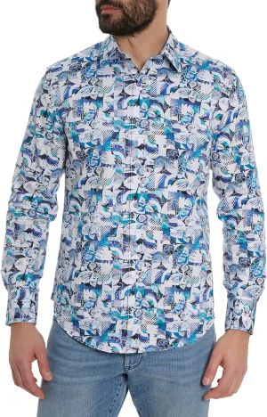 Robert Graham Men's Pavones Long Sleeve Woven Shirt