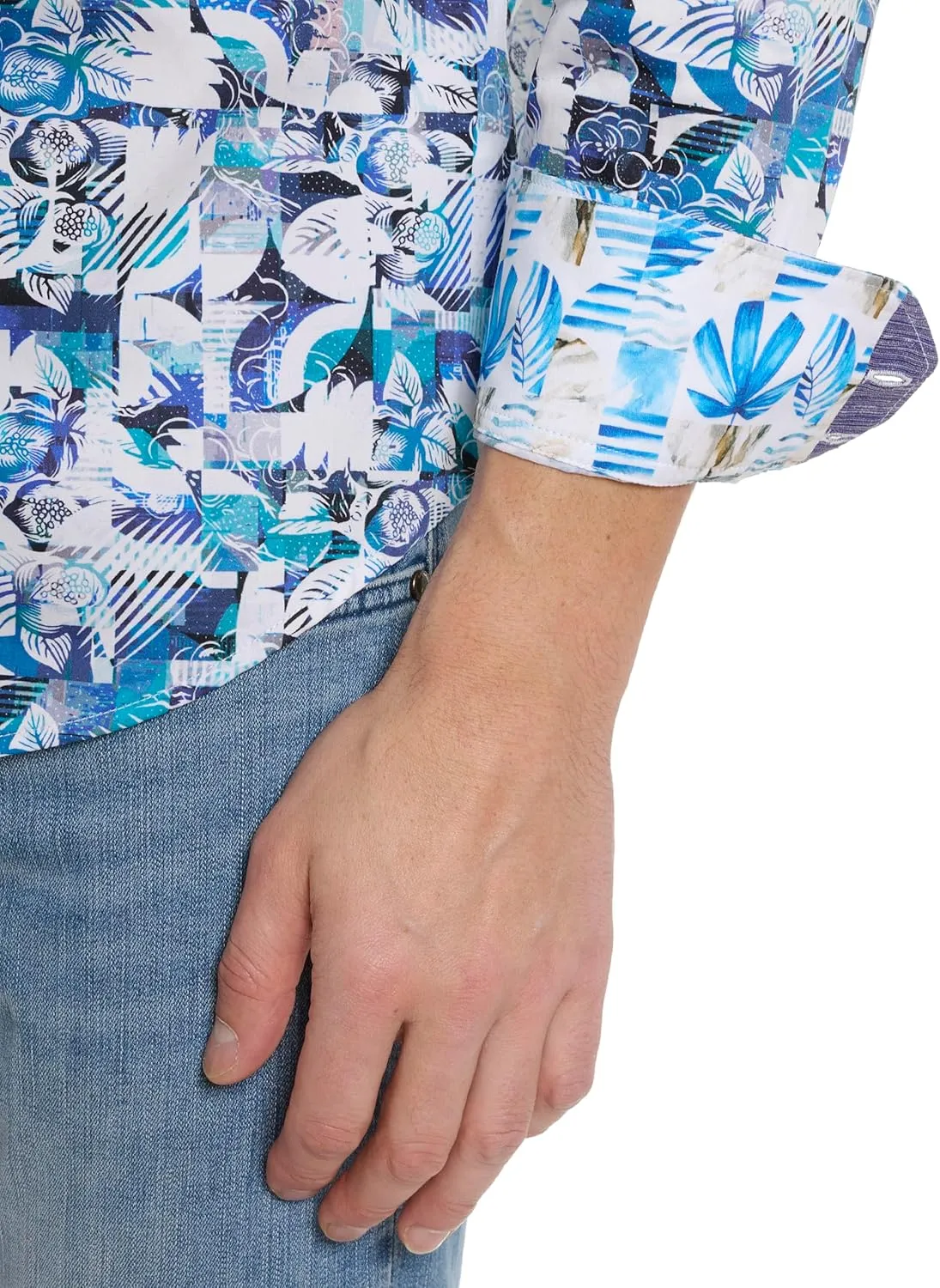 Robert Graham Men's Pavones Long Sleeve Woven Shirt