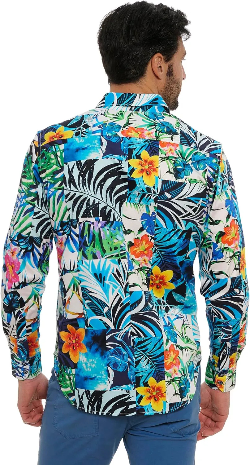 Robert Graham Men's Tahiti Long Sleeve Woven Shirt