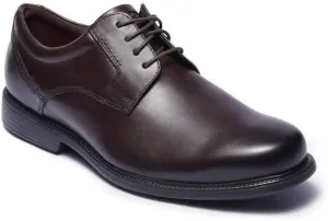 Rockport Men's Charles Road Plain Toe Oxford, Dark Brown, 10.5 Wide