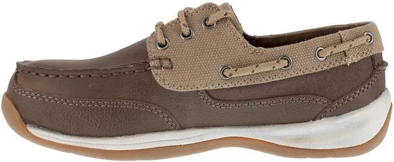 Rockport Men's Sailing Club Safety Toe Three Eye Tie Boat Shoe