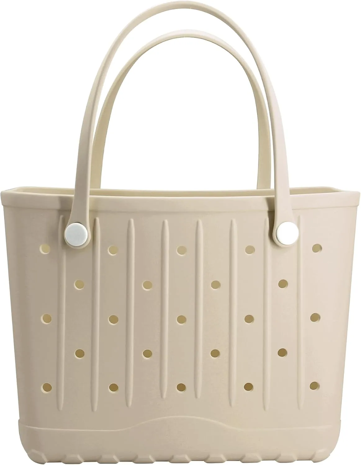 Rubber Beach Bag EVA Waterproof Tote Bags Washable Sand-proof Travel Handbags for Pool Boat Groceries Work Sports