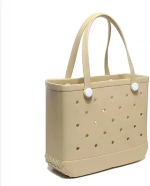 Rubber Beach Bag for Women,Large Capacity Waterproof Outdoor Large Tote Bag for Beach Boat Sports Pool