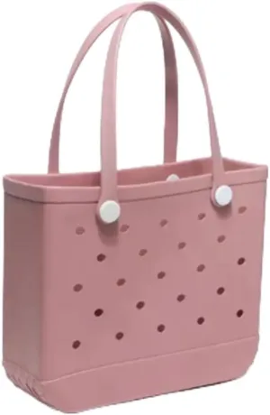 Rubber Beach Bag for Women,Large Capacity Waterproof Outdoor Large Tote Bag for Beach Boat Sports Pool