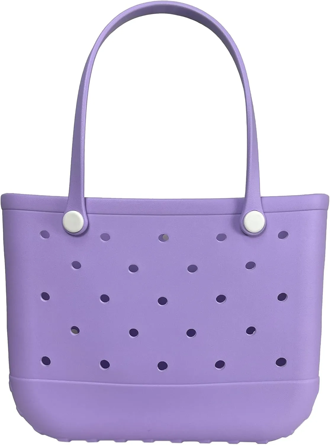 Rubber Beach Bag Waterproof Washable Tip-Proof Durable Tote Bag for Beach Pool Sports Modern Versatile Rubber Tote