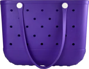 Rubber Beach Bag Waterproof Washable Tip-Proof Durable Tote Bag for Beach Pool Sports Modern Versatile Rubber Tote